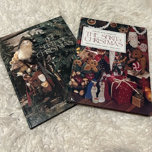 Vintage Spirit of Christmas Creative Holiday Ideas 2 pc set together 93-94 - Picture 1 of 9